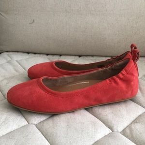 Fit flop suede ballet flats